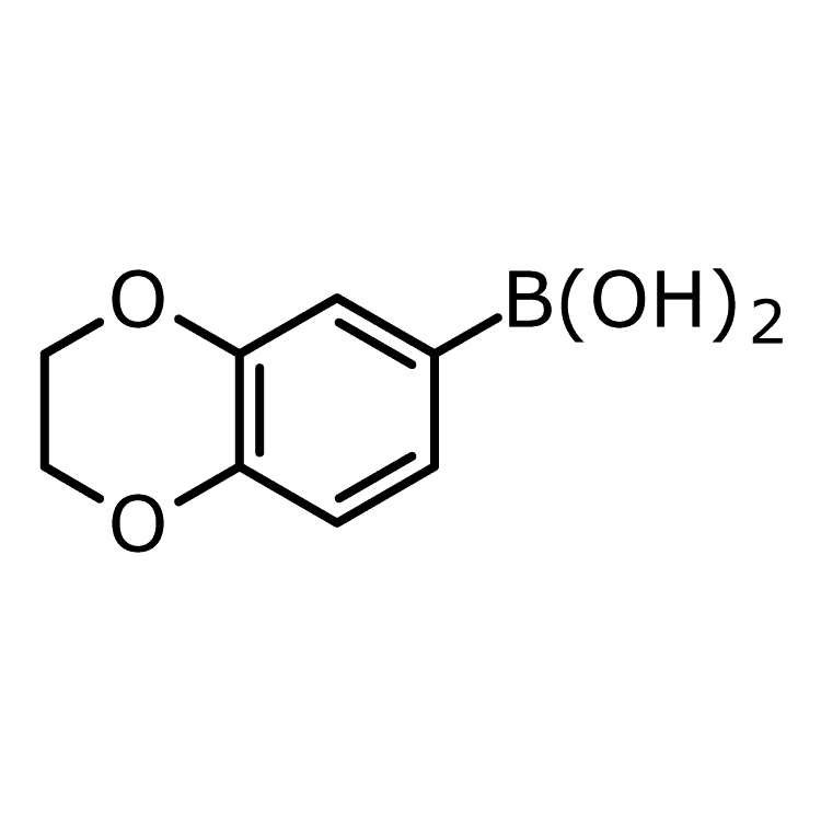 Structure of 164014-95-3 | 1,4-Benzodioxane-6-boronic acid