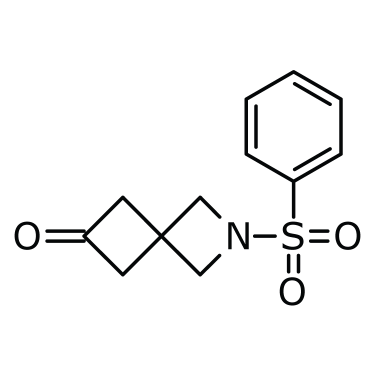 Structure of 1363381-24-1 | 2-(Phenylsulfonyl)-6-oxo-2-azaspiro[3.3]heptane