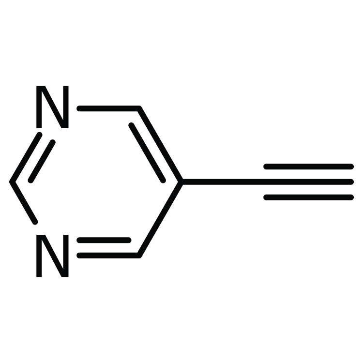 Structure of 153286-94-3 | 5-Ethynylpyrimidine