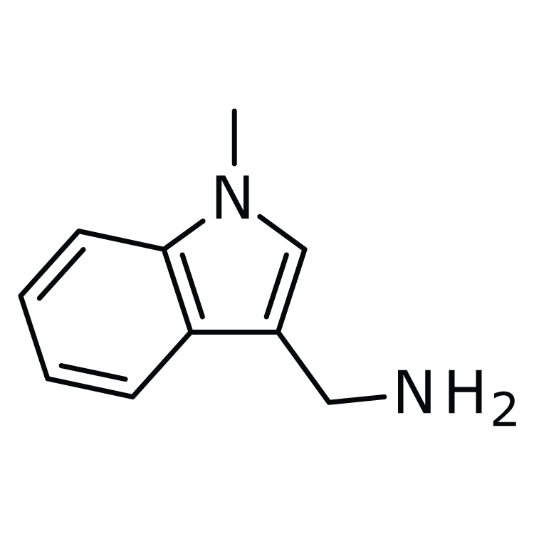Structure of 19293-60-8 | (1-Methyl-1H-indol-3-yl)methylamine