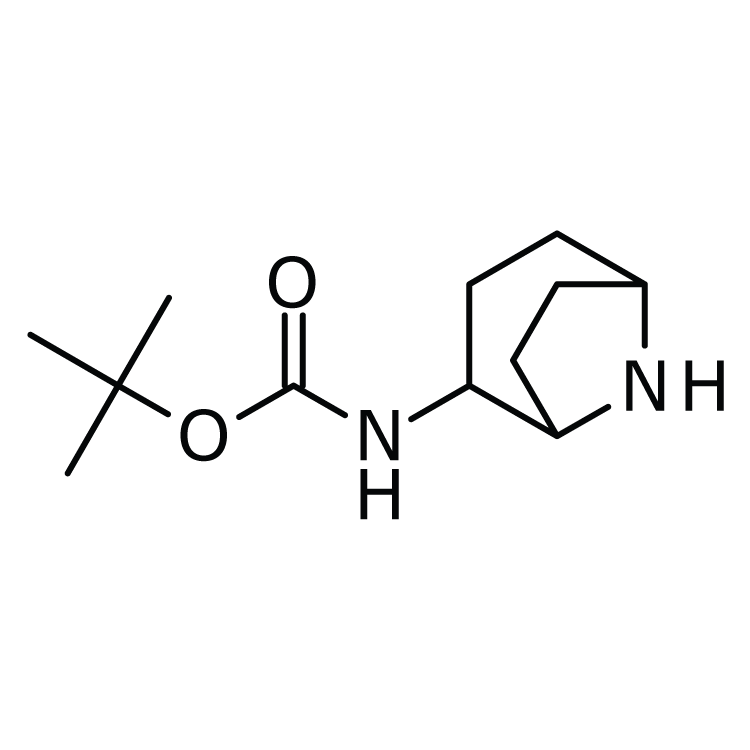 Structure of 1419101-51-1 | 2-(Boc-amino)-8-azabicyclo[3.2.1]octane