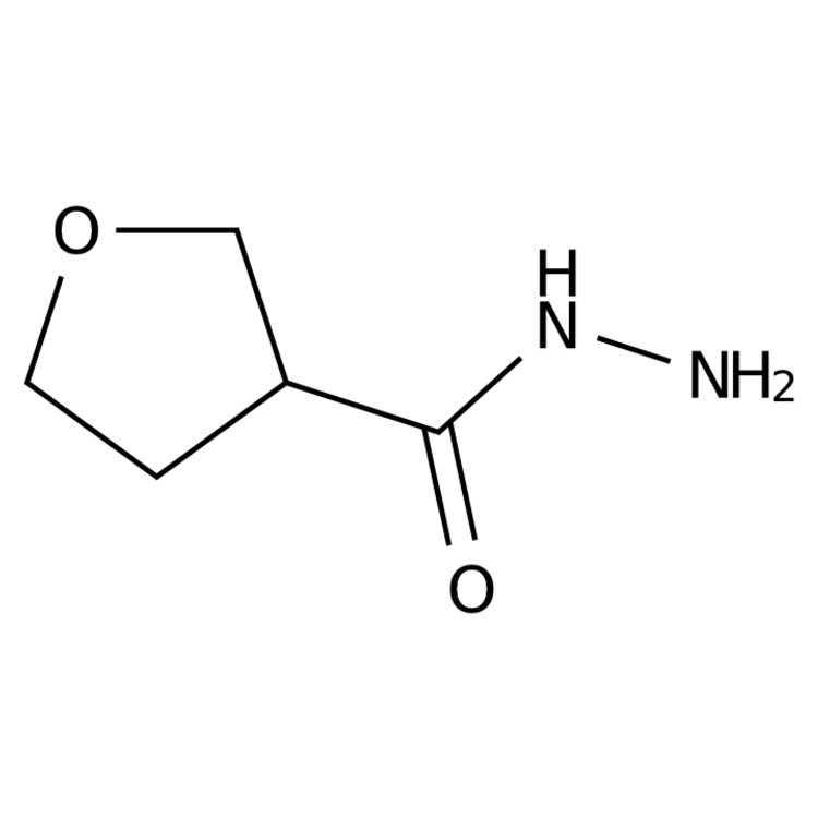 Structure of 59293-32-2 | 3-Furancarboxylic acid, tetrahydro-, hydrazide