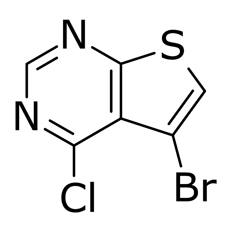 Structure of 814918-95-1 | 5-Bromo-4-chlorothieno[2,3-d]pyrimidine