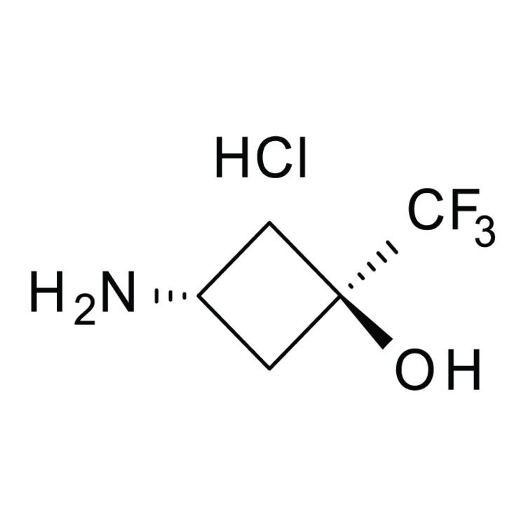 trans-3-Amino-1-(trifluoromethyl)cyclobutan-1-ol hydrochloride