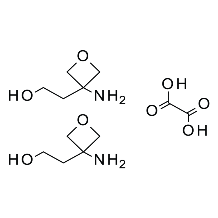 Structure of 1523618-22-5 | 2-(3-Aminooxetan-3-yl)ethanol hemioxalate