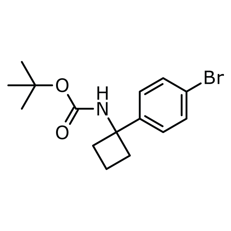 tert-Butyl 1-(4-bromophenyl)cyclobutylcarbamate