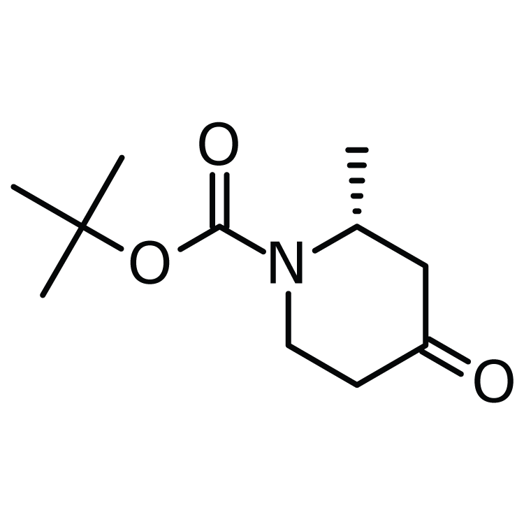 Structure of 790667-43-5 | (2R)-2-methyl-4-oxo-piperidine-1-carboxylic acid tert-butyl ester
