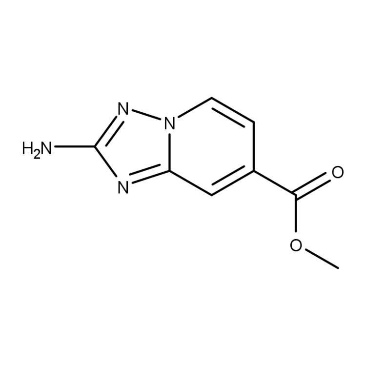 Structure of 1094107-42-2 | Methyl 2-amino-[1,2,4]triazolo[1,5-a]pyridine-7-carboxylate