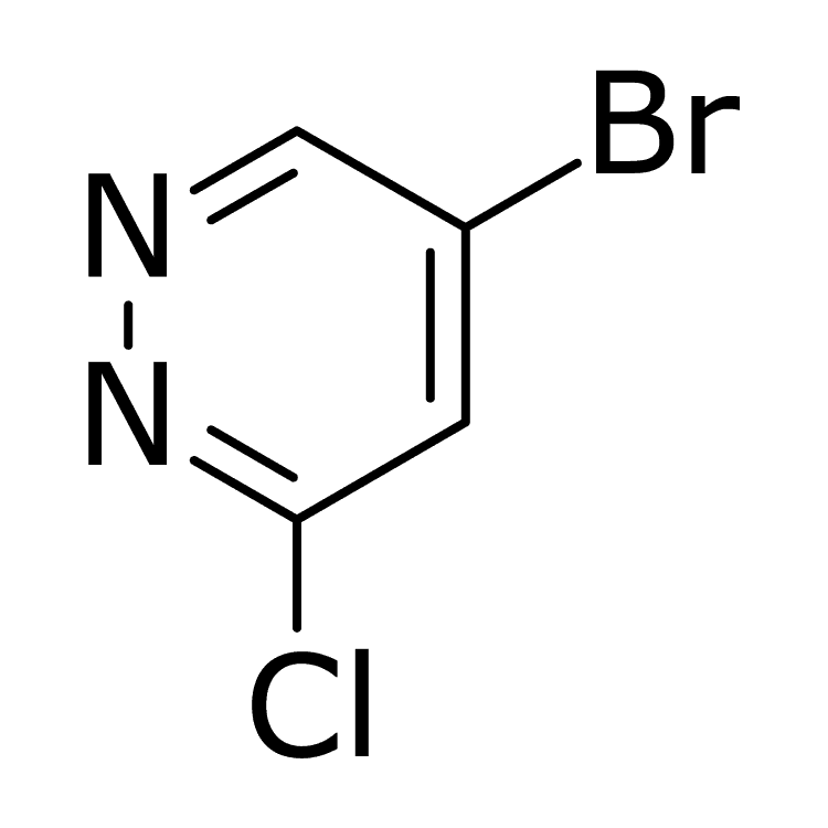 Structure of 1196155-33-5 | 5-bromo-3-chloropyridazine
