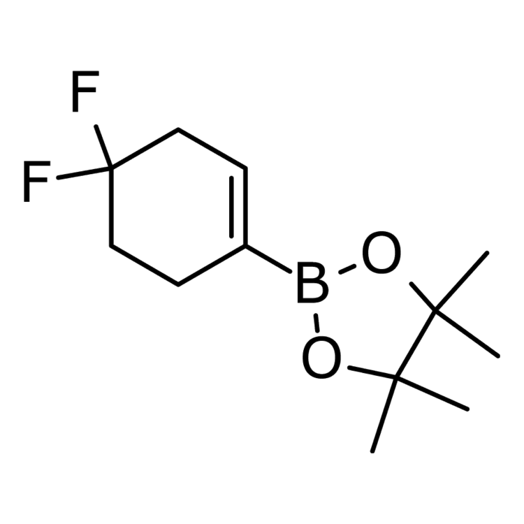 Structure of 1227068-84-9 | 2-(4,4-difluorocyclohex-1-en-1-yl)-4,4,5,5-tetramethyl-1,3,2-dioxaborolane