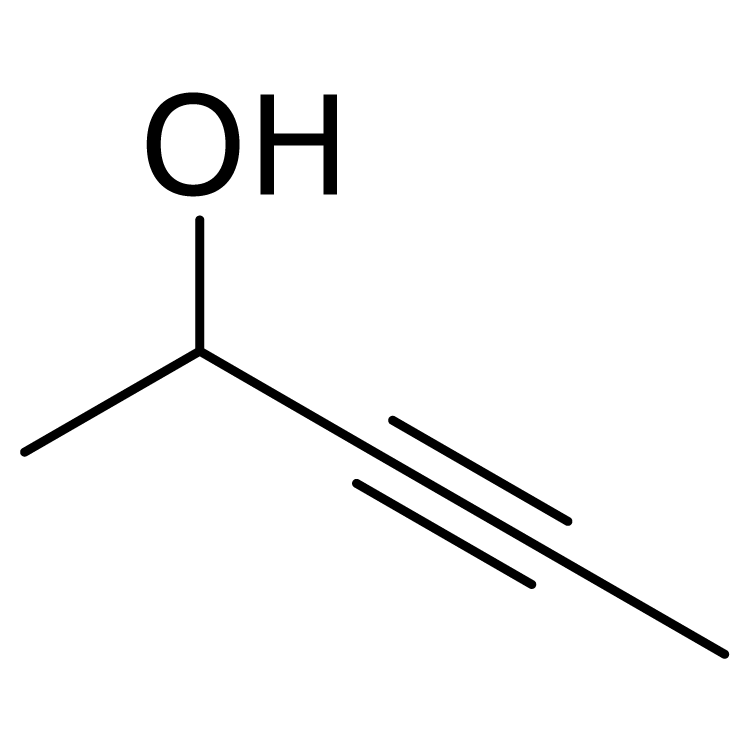 Structure of 27301-54-8 | 3-Pentyn-2-ol