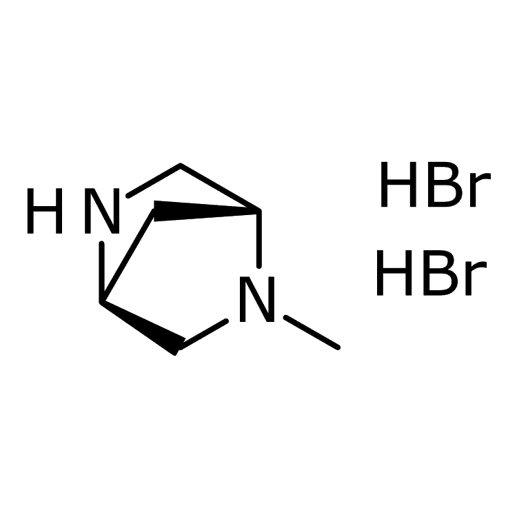 Structure of 125224-64-8 | (1R,4R)-2-methyl-2,5-diazabicyclo[2.2.1]heptane dihydrobromide