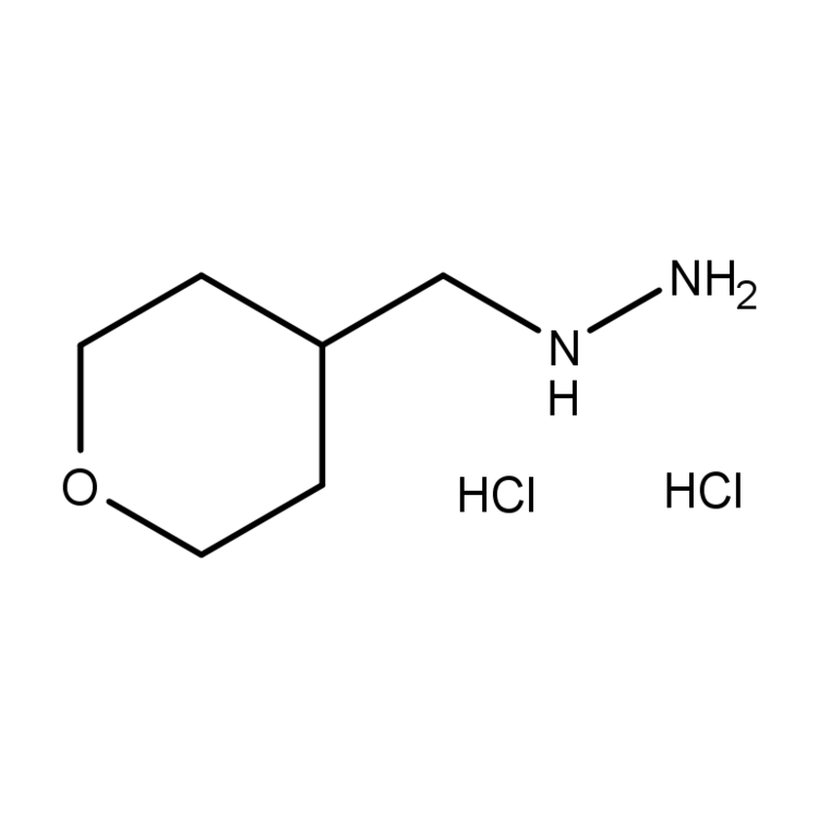 Structure of 1315365-54-8 | ((Tetrahydro-2H-pyran-4-yl)methyl)hydrazine dihydrochloride