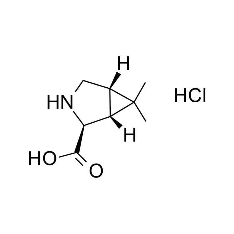 Structure of 1373205-30-1 | (1R,2S,5S)-6,6-dimethyl-3-azabicyclo[3.1.0]hexane-2-carboxylic acid hydrochloride