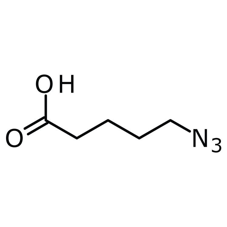 Structure of 79583-98-5 | 5-Azidopentanoic acid