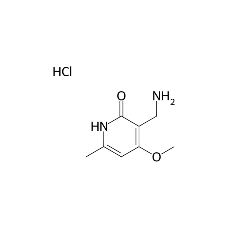3-(aminomethyl)-4-methoxy-6-methyl-1,2-dihydropyridin-2-one hydrochloride