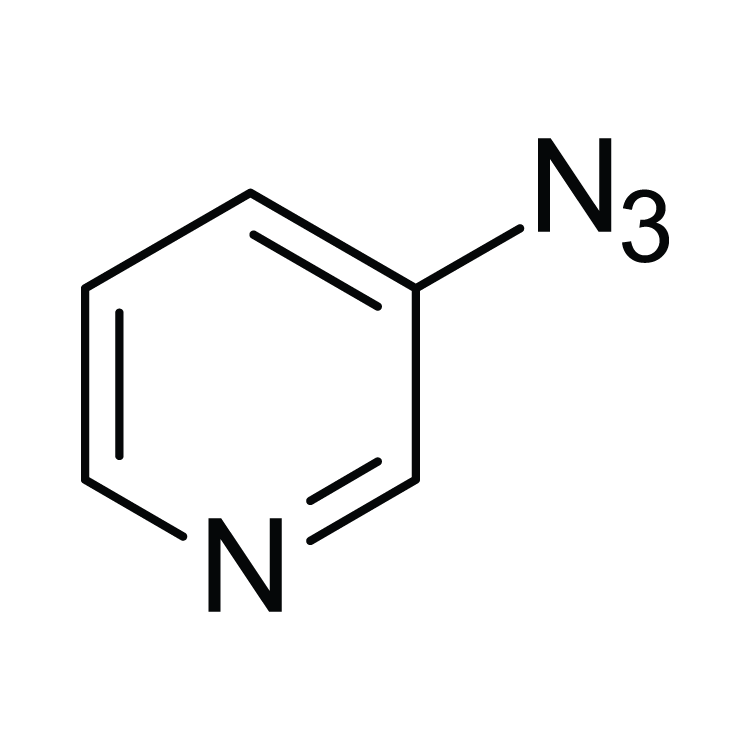 Structure of 10296-29-4 | 3-Azidopyridine