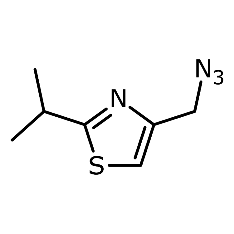 Structure of 1004316-53-3 | 4-(Azidomethyl)-2-(1-methylethyl)thiazole