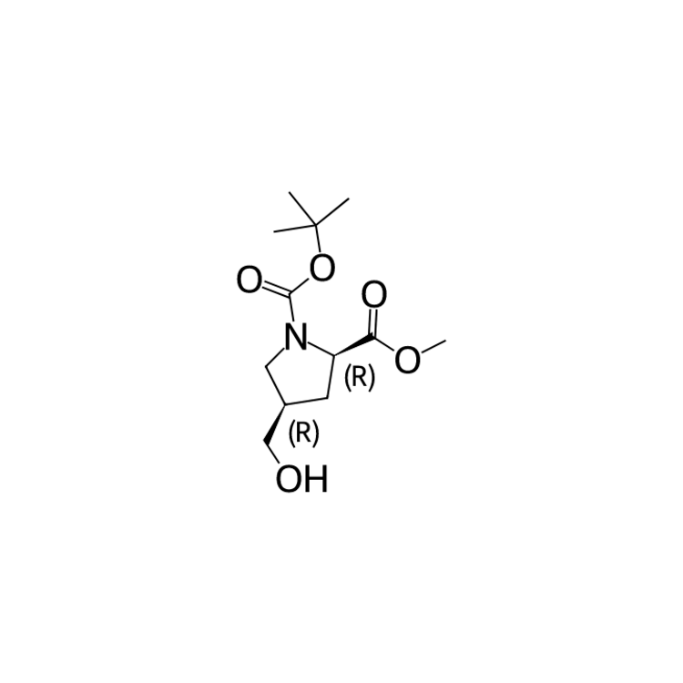 1-tert-butyl 2-methyl (2R,4R)-4-(hydroxymethyl)pyrrolidine-1,2-dicarboxylate