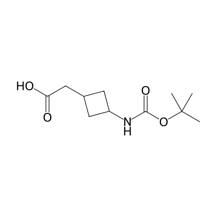 2-[3-(tert-butoxycarbonylamino)cyclobutyl]acetic acid