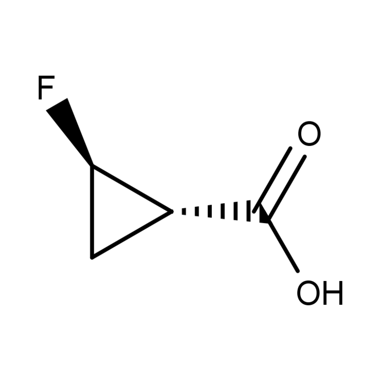 Structure of 167073-07-6 | (1S,2R)-2-fluorocyclopropane-1-carboxylic acid