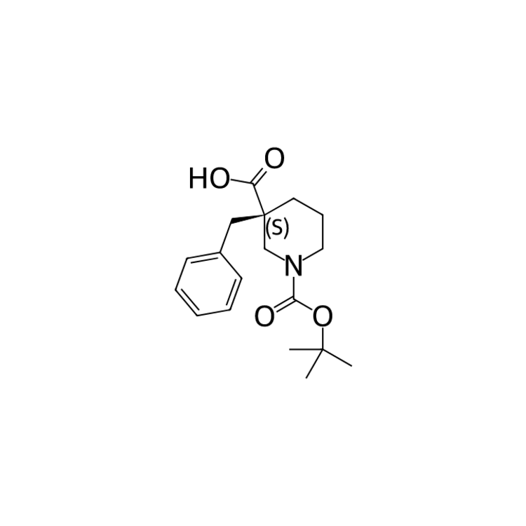 (3S)-3-benzyl-1-[(tert-butoxy)carbonyl]piperidine-3-carboxylic acid