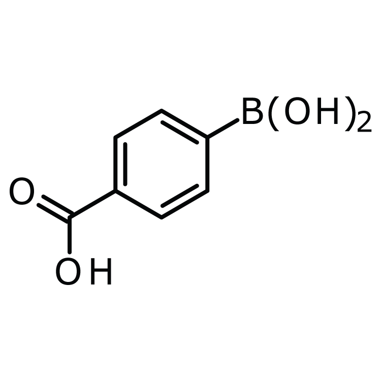 Structure of 14047-29-1 | 4-Carboxyphenylboronic acid