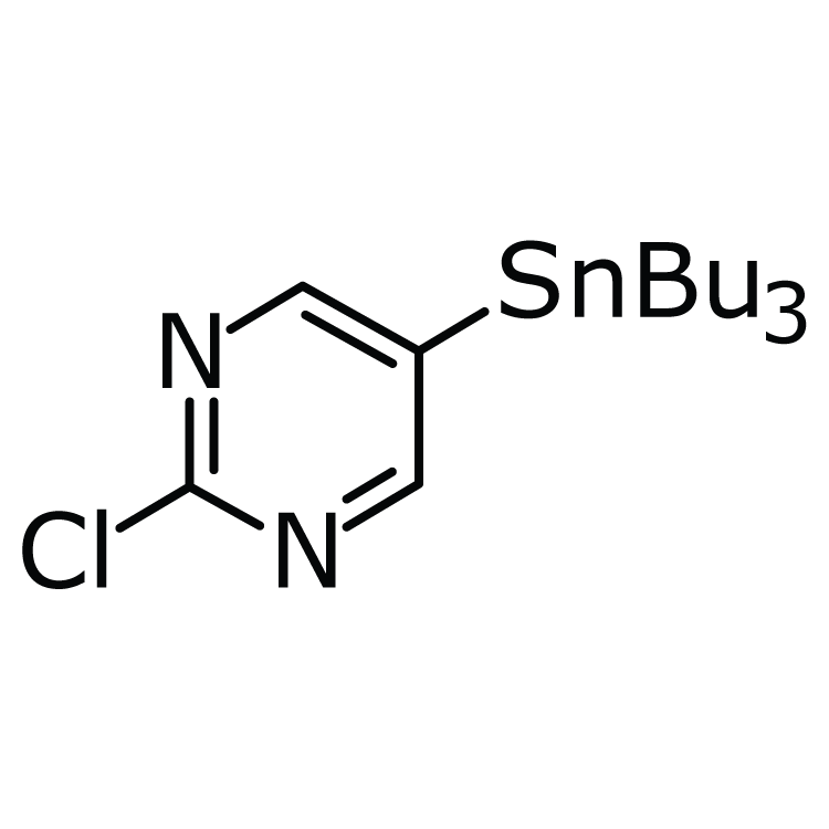 Structure of 155191-68-7 | 2-chloro-5-(tributylstannyl)pyrimidine
