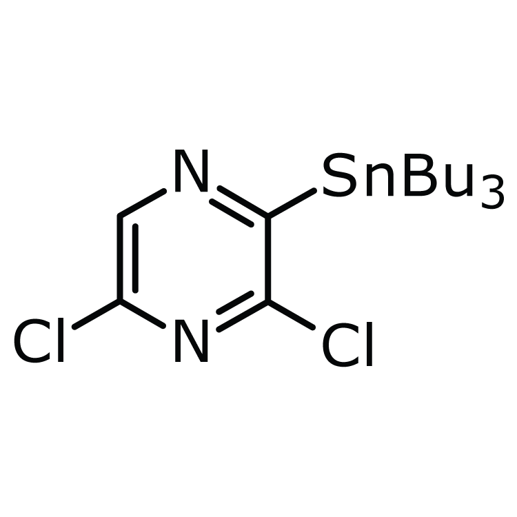 Structure of 446285-70-7 | 2,6-Dichloro-3-(tributylstannyl)pyrazine