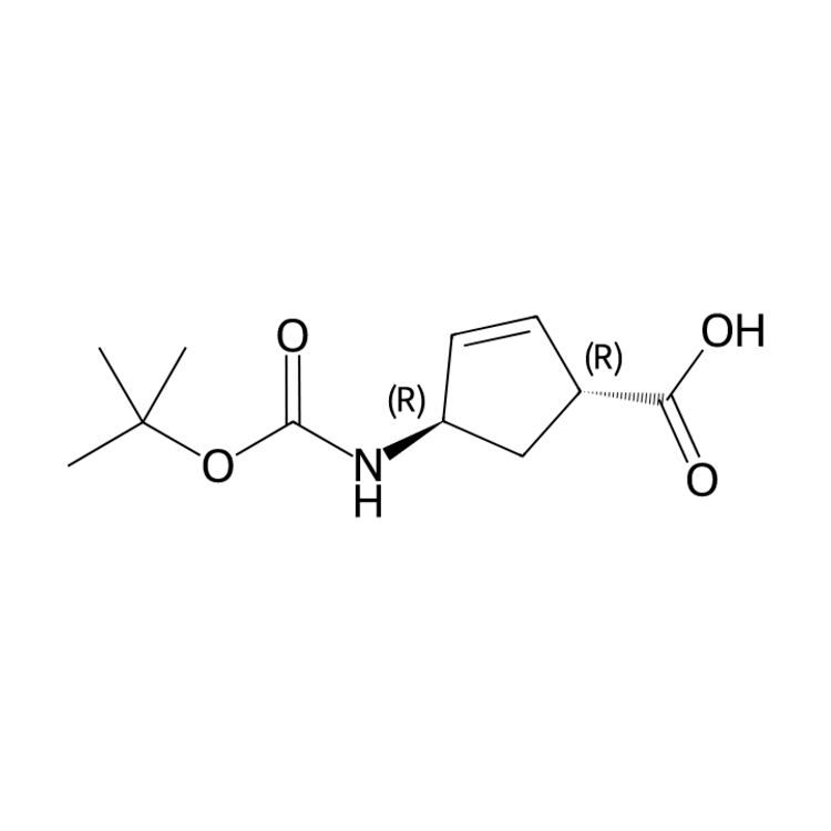 (1R,4R)-4-{[(tert-butoxy)carbonyl]amino}cyclopent-2-ene-1-carboxylic acid