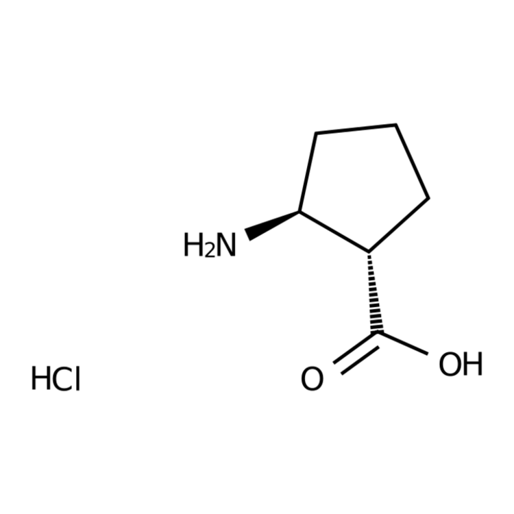 Structure of 359849-58-4 | (1S,2S)-2-aminocyclopentane-1-carboxylic acid hydrochloride