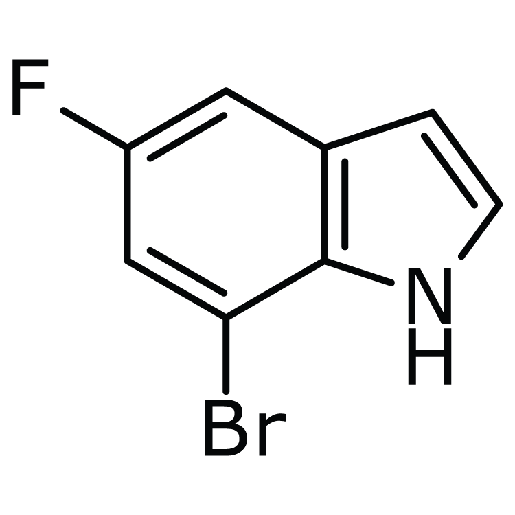 Structure of 408355-23-7 | 7-Bromo-5-fluoro-1H-indole