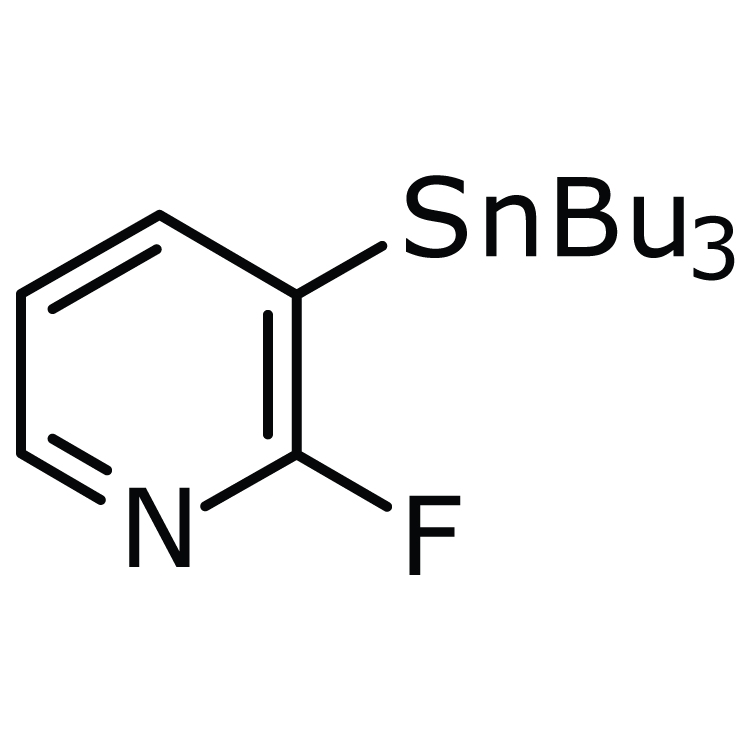 Structure of 155533-81-6 | 2-Fluoro-3-(tributylstannyl)pyridine