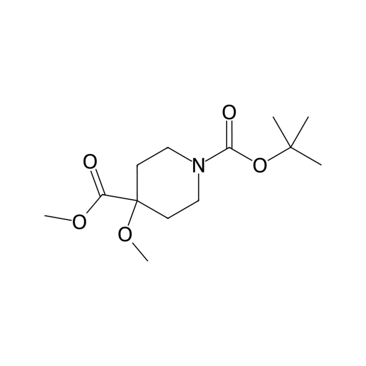 1-tert-butyl 4-methyl 4-methoxypiperidine-1,4-dicarboxylate
