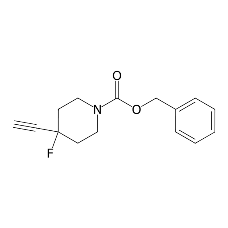 benzyl 4-ethynyl-4-fluoropiperidine-1-carboxylate