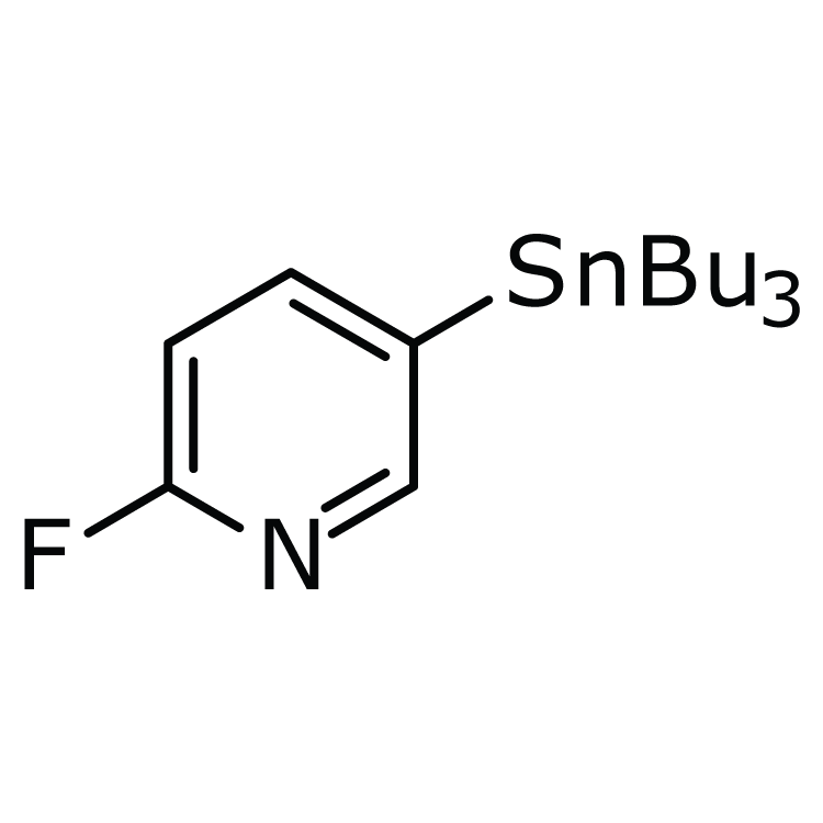 Structure of 1025687-41-5 | 2-Fluoro-5-(tributylstannyl)pyridine