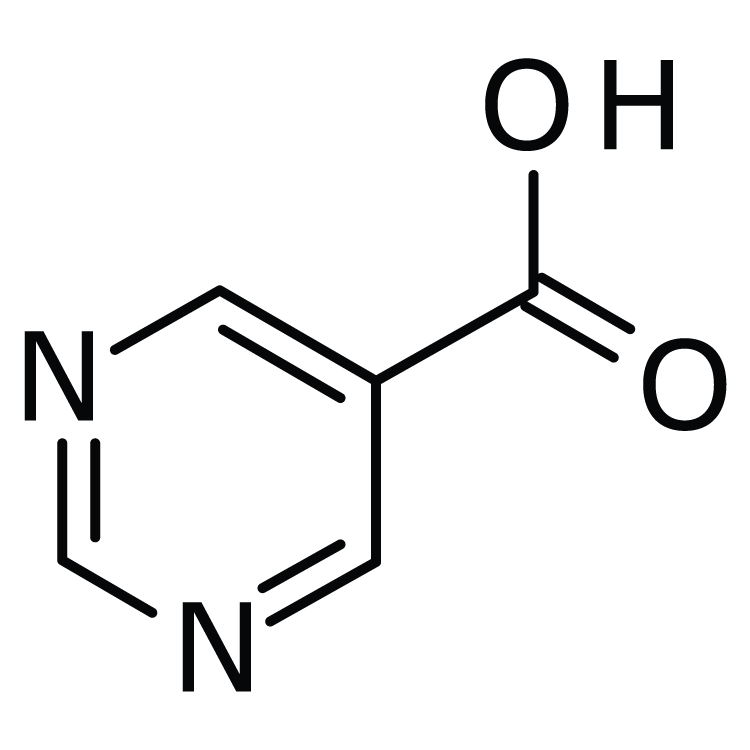 Structure of 4595-61-3 | Pyrimidine-5-carboxylic acid