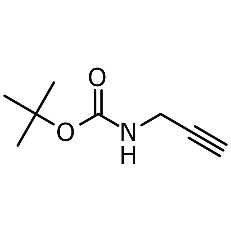 Structure of 92136-39-5 | N-(tert-Butoxycarbonyl)propargylamine