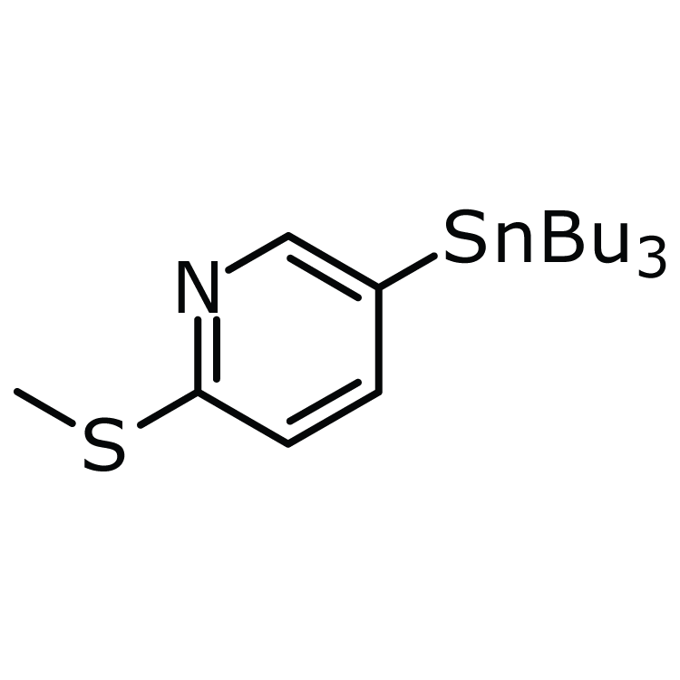 Structure of 1309980-76-4 | 2-Methylthio-5-(tributylstannyl)pyridine