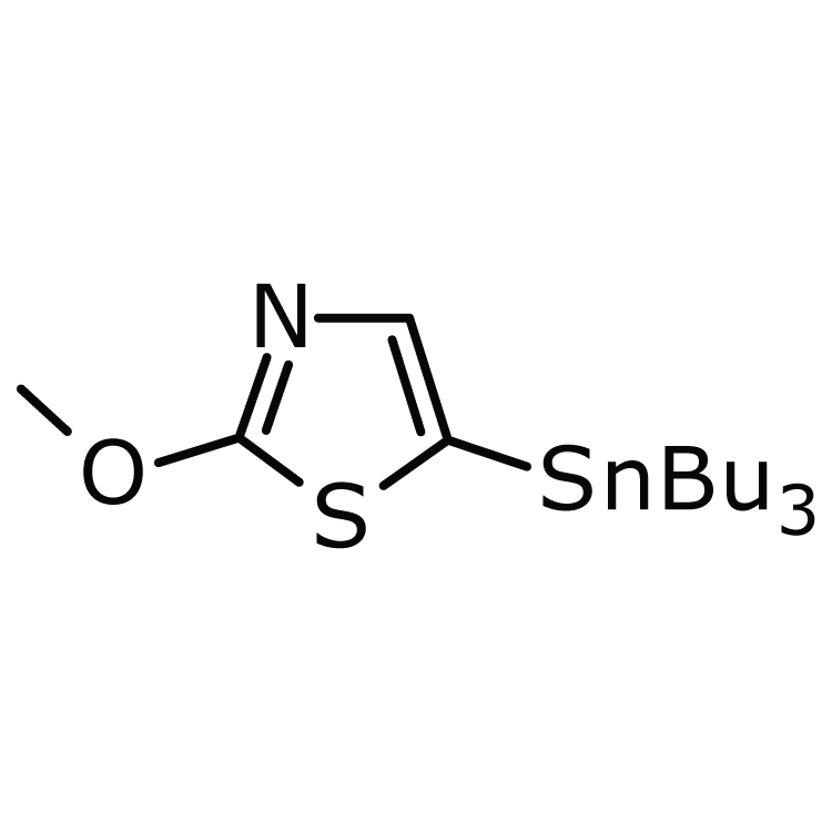Structure of 1025744-42-6 | 2-Methoxy-5-(tributylstannyl)thiazole