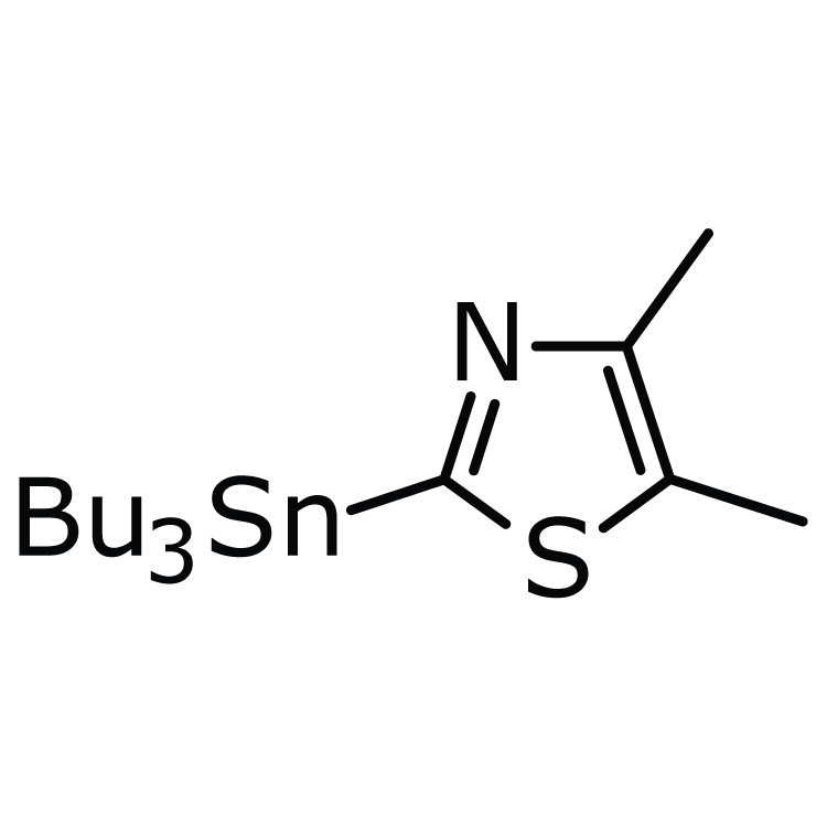 Structure of 938181-92-1 | 4,5-Dimethyl-2-(tributylstannyl)thiazole