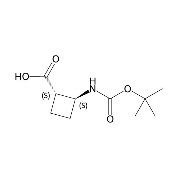 (1S,2S)-2-{[(tert-butoxy)carbonyl]amino}cyclobutane-1-carboxylic acid