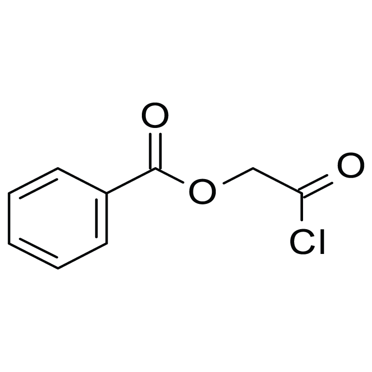 Structure of 54150-57-1 | 2-Benzoyloxyacetyl chloride