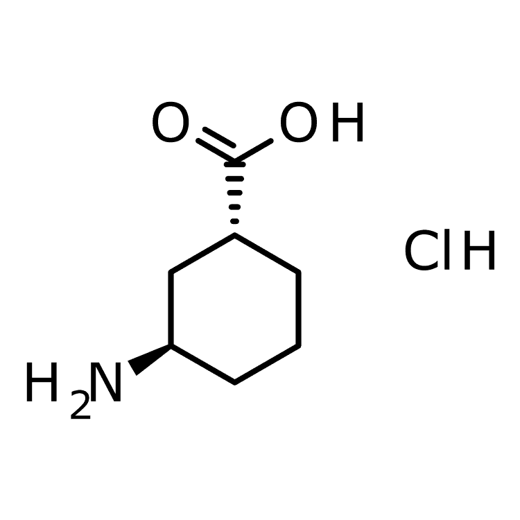 Structure of NO CAS FOUND | (1R,3R)-3-aminocyclohexane-1-carboxylic acid hydrochloride