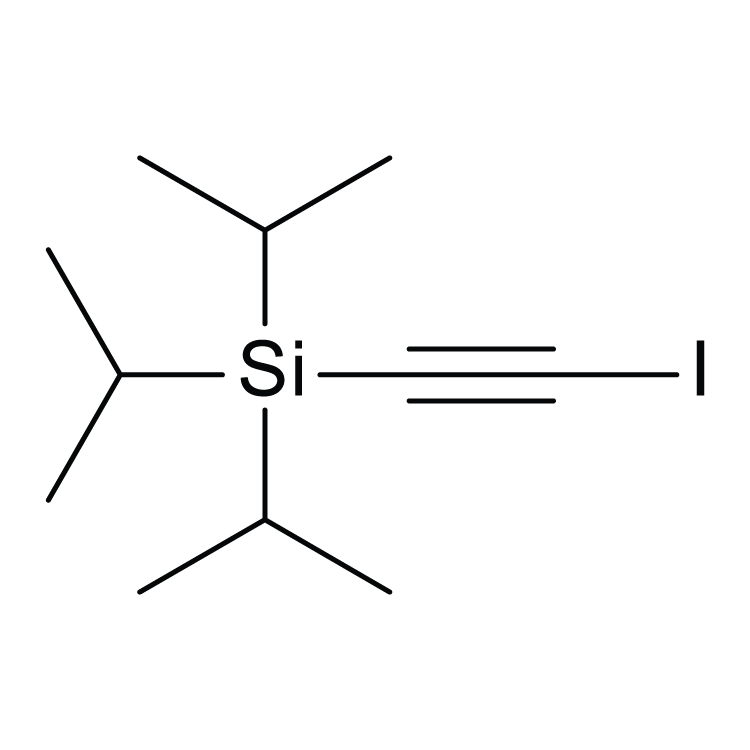 Structure of 160481-43-6 | (Iodoethynyl)triisopropylsilane