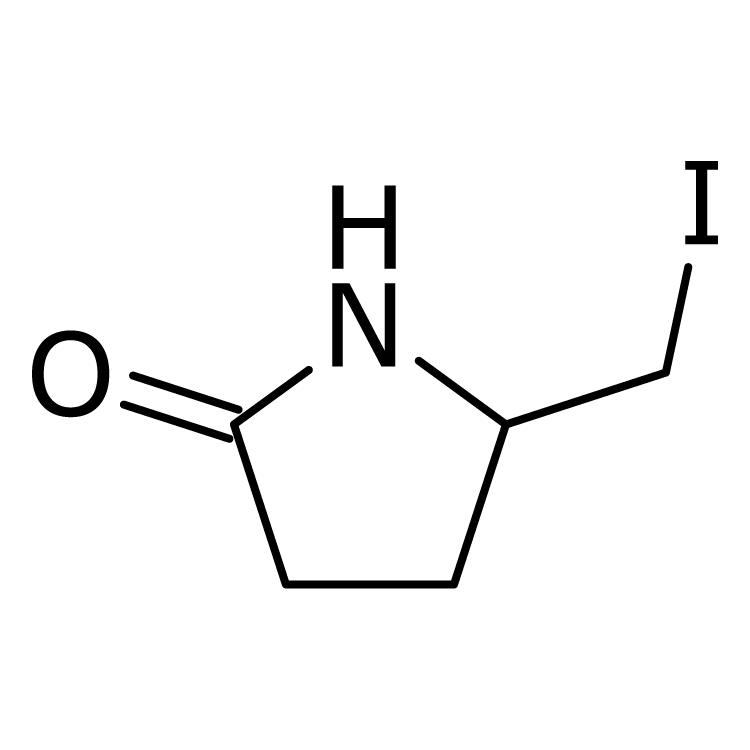 Structure of 5831-75-4 | 5-(Iodomethyl)-2-pyrrolidinone
