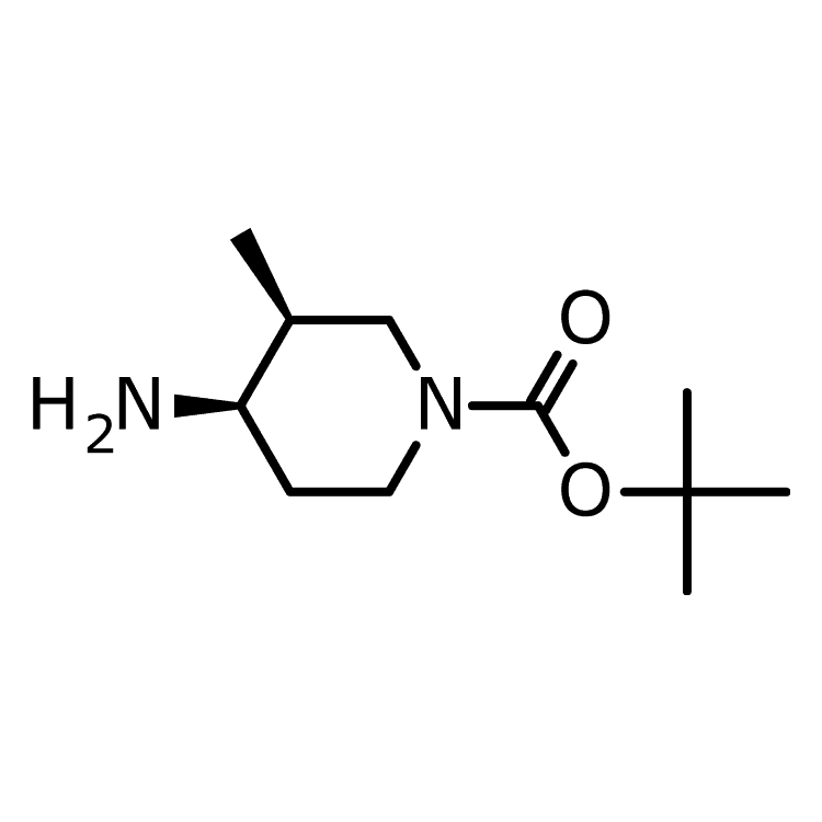 Structure of 1039741-10-0 | tert-Butyl cis-4-amino-3-methylpiperidine-1-carboxylate