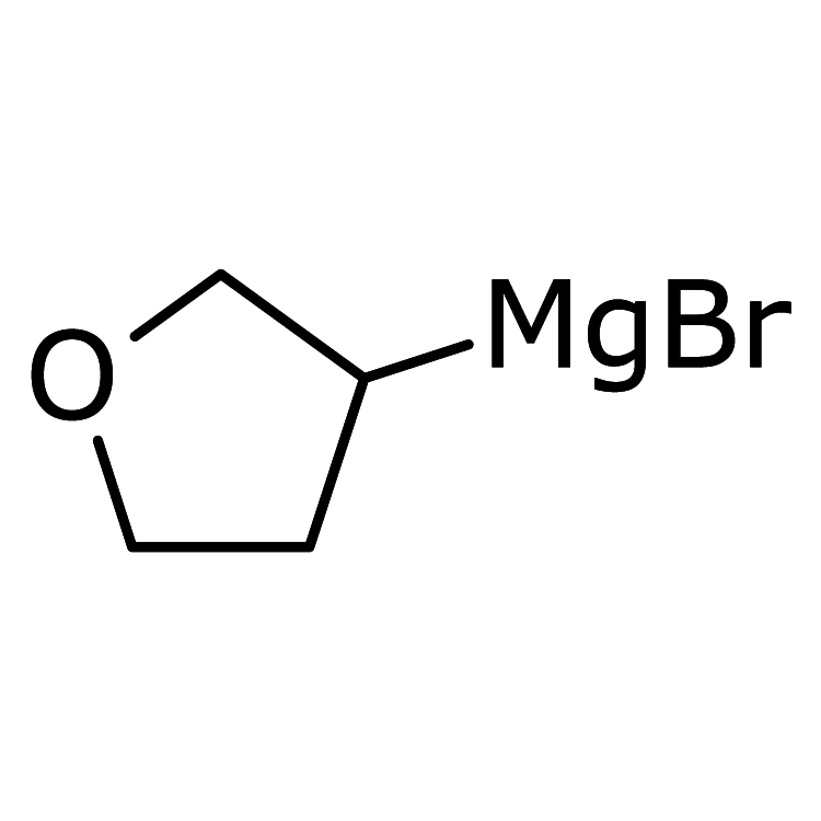 Structure of 2128716-33-4 | 3-Tetrahydrofuran-yl magnesium bromide, 0.5M in THF