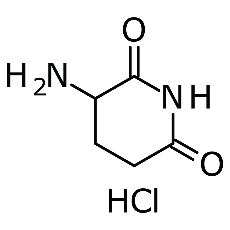 Structure of 24666-56-6 | 3-Aminopiperidine-2,6-dione hydrochloride