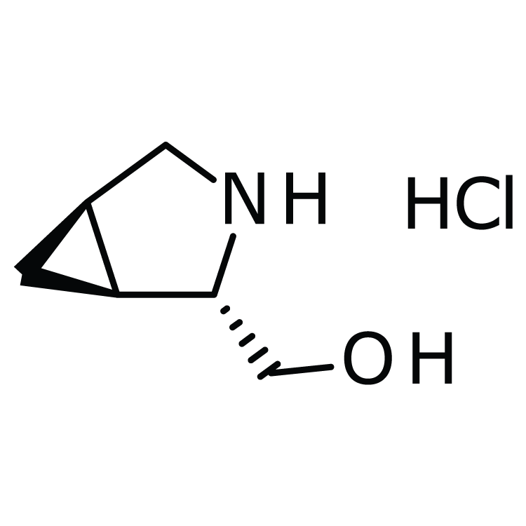 Structure of 1818847-65-2 | (1S,2S,5R)-rel-3-azabicyclo[3.1.0]hexan-2-ylmethanol hydrochloride